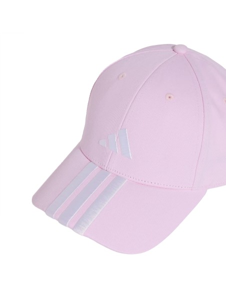 Adidas -Gorra Adidas New Logo 3 Bandas Unisex Rosa Adidas -Gorra Adidas New Logo 3 Bandas Unisex Rosa