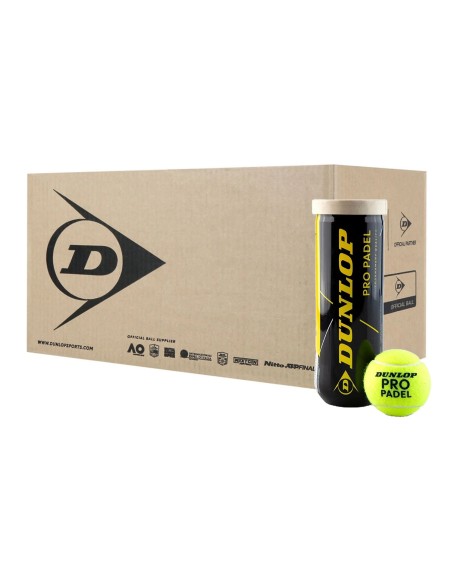 Dunlop -Caixa De 24 Latas De 3 Bolas Dunlop Pro Padel 601552