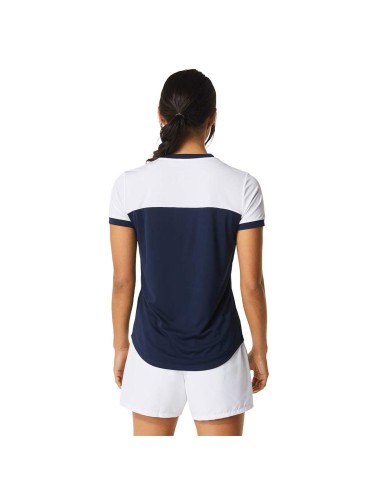Asics -Camiseta Asics Women Court Ss Top 2042A262 MUJER