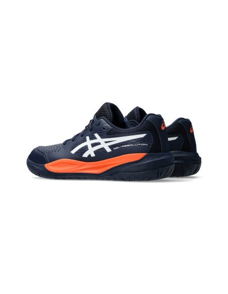 Asics -Asics Gel-resolution X Gs NAVY BLUE Junior 1044A081 Asics -Asics Gel-resolution X Gs NAVY BLUE Junior 1044A081