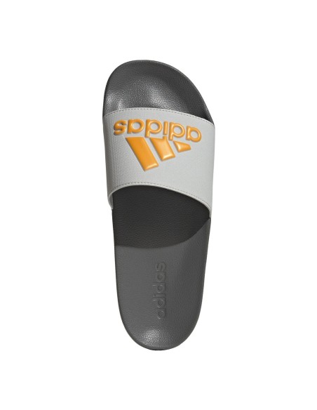 Adidas BM SportTech -Adidas Adilette Shower Grey/Orange UNISEX Flip Flops JI4759 Adidas BM SportTech -Adidas Adilette Shower Grey/Orange UNISEX Flip Flops JI4759