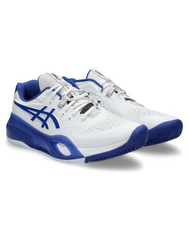 Asics -Asics Gel-resolution X Clay 1041A485 101 BRANCO AZUL