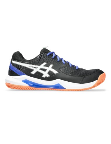 Asics -Asics Gel-dedicate 8 Padel BLACK/BLUE/ORANGE 1041A414