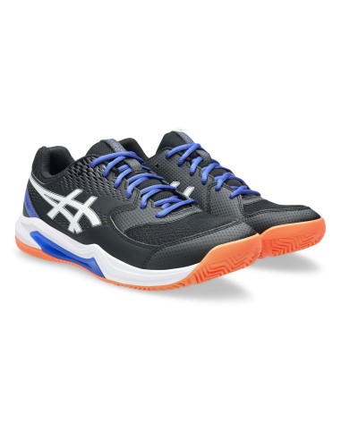 Asics -Asics Gel-dedicate 8 Padel PRETO/AZUL/LARANJA 1041A414