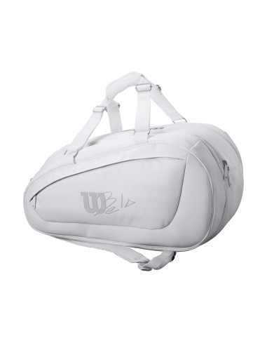 WILSON -Paletero Wilson Bela Super Tour Padel Blanco