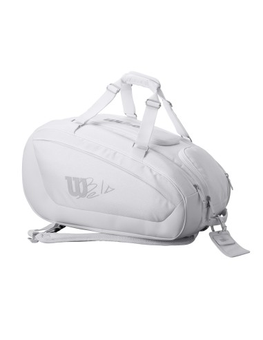 WILSON -Paletero Wilson Bela Super Tour Padel Blanco