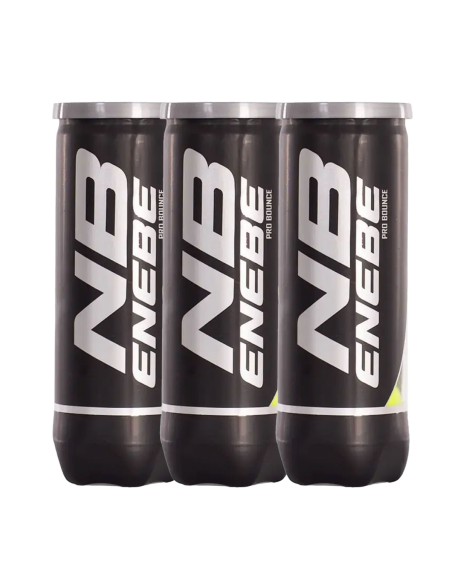 TECNIFIBRE -Pacote triplo de latas de 3 bolas Enebe Pro Bounce