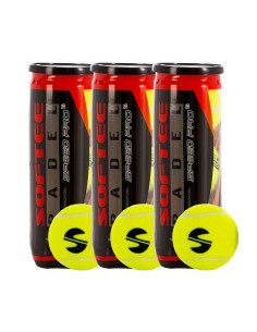 Vibor-a -Pacote triplo com 3 latas Softee Speed Pro Ball