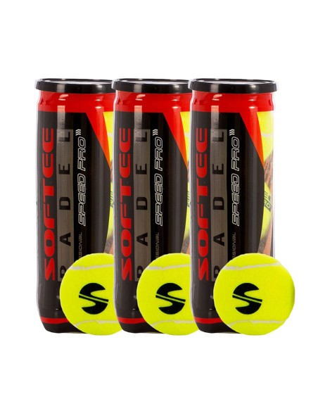 Vibor-a -Pacote triplo com 3 latas Softee Speed Pro Ball