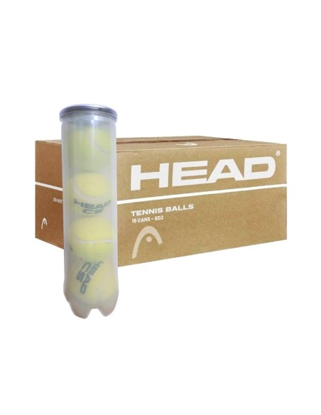 Head -Caixa com 18 latas de 4 bolas Head