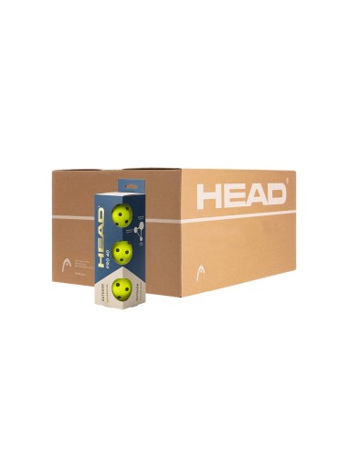 Head -Caixa com 12 latas de 3 bolas Head Pro 40 Pickleball