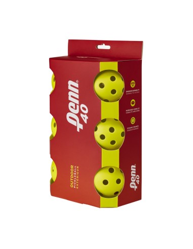 Head -Bolas de Pickleball Head Penn 40 Outdoor 6 peças