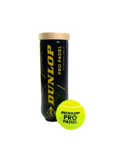 Dunlop -Lata com 3 bolas de padel Dunlop Pro