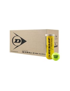 Dunlop -Box of 24 Cans of 3 Dunlop Team Padel Balls