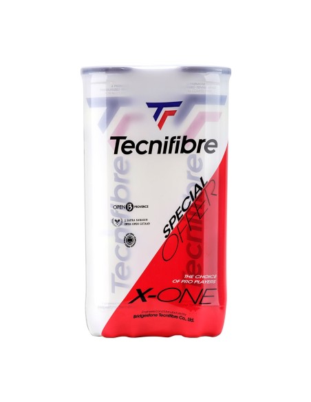 TECNIFIBRE -Tecnifibre 18 Bipacks 4 X-One Tube Pet