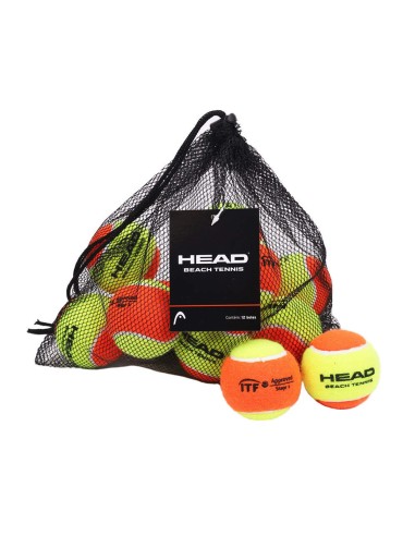 Head -Bolsa de 12 Bolas de Beachtennis Head