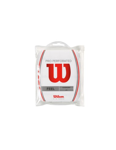 WILSON -Wilson Pro Overgrip Perforated 12Pk White