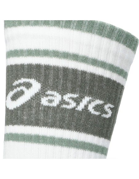 Asics -Pacote com 3 meias Asics Logo Crew brancas Asics -Pacote com 3 meias Asics Logo Crew brancas