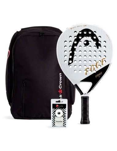 Head -Head Edge II White Pack with Black Crown Black Backpack