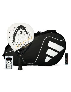 Head -Pack Head Edge Extreme White + Paletero Adidas Carbon CTR White