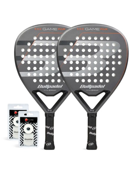 Bullpadel -Pack Dúo Bullpadel Game Power Gris