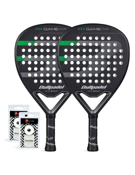 Bullpadel -PACK DUO BULLPADEL GAME POWER BLACK