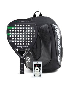 Bullpadel -Pack Bullpadel Game Power Black Mochila Avant