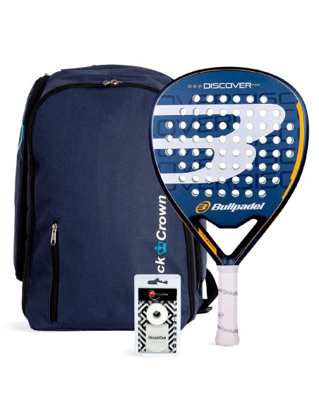 Bullpadel -PACK BULLPADEL DISCOVER PWR MOCHILA BLACK CROWN NAVY Bullpadel -PACK BULLPADEL DISCOVER PWR MOCHILA BLACK CROWN NAVY