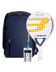 Bullpadel -PACK BULLPADEL DISCOVER CTRL MOCHILA BLACK CROWN NAVY