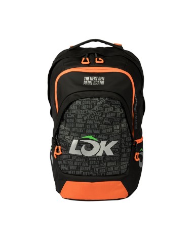 LOK -Mochila Lok Maxx Gen 2 Negro/Naranja Lb1Ma0U23
