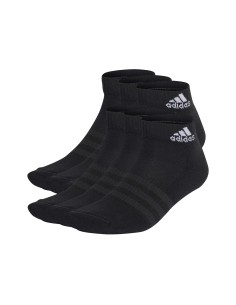 Adidas -Pack 6 Calcetines Adidas Cushioned Sportswear Ankle Negro/Blanco