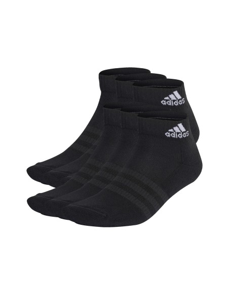 Adidas -Pack 6 Meias Adidas Cushioned Sportswear Ankle Preto/Branco Adidas -Pack 6 Meias Adidas Cushioned Sportswear Ankle Preto/Branco