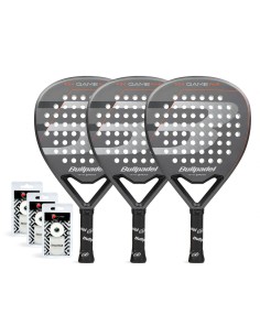 Bullpadel -Tripack Bullpadel Game Power Gris