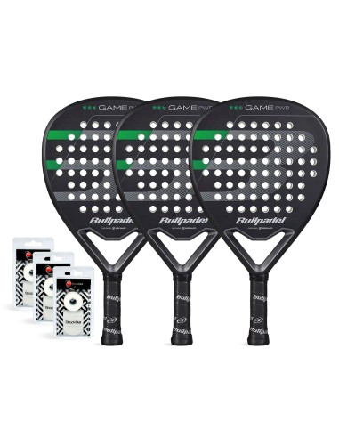 Pack De Palas Tripack Bullpadel Game Power | Padelmania