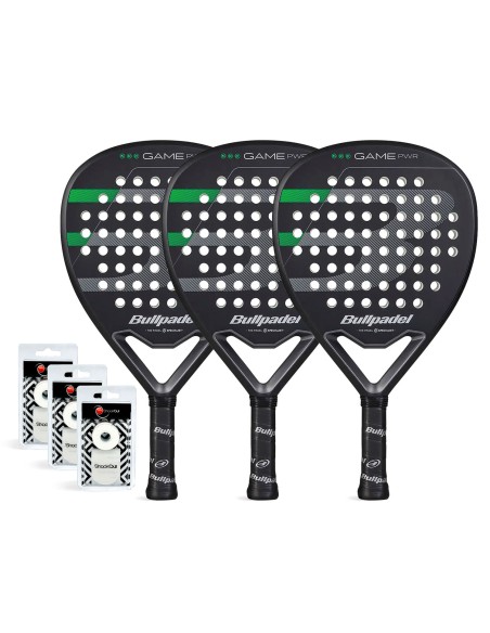 Pack De Palas Tripack Bullpadel Game Power | Padelmania