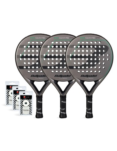 Bullpadel -Tripack Bullpadel Game Control Grey