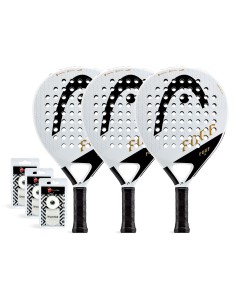 Tripack Edge Ii White Paddle Pack | Padelmania