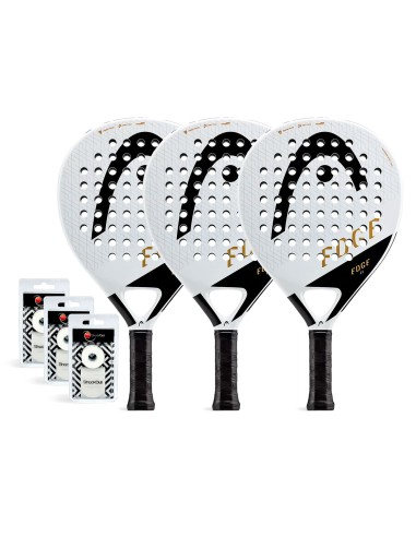 Tripack Edge Ii White Paddle Pack | Padelmania