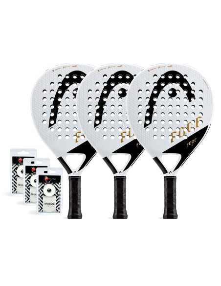Tripack Edge Ii White Paddle Pack | Padelmania
