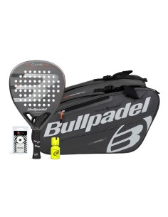 Pack Bullpadel Game Pwr Gris Padelbag Gris Naranja Dry Grip | Padelmania