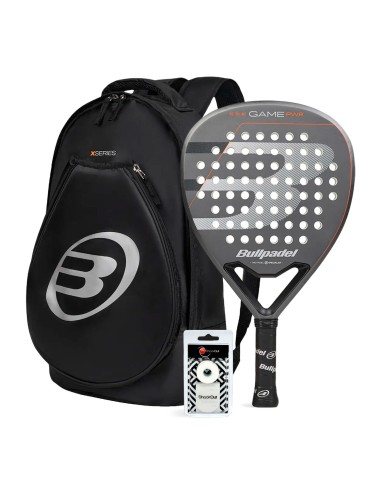 Pack Bullpadel Game Pwr Cinza Mochila | Padelmania