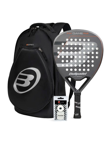 Pack Bullpadel Game Pwr Cinza Mochila | Padelmania