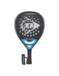 Pala De Padel Dunlop Fx Team Gun Metal/Cyan/Metallic Silver | Padelmania 