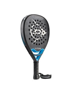 Pala De Padel Dunlop Fx Team Gun Metal/Cyan/Metallic Silver | Padelmania  2