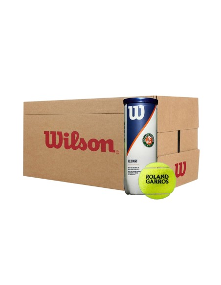 Cajón De 24 Botes De 3 Bolas Wilson Roland Garros | Padelmania 