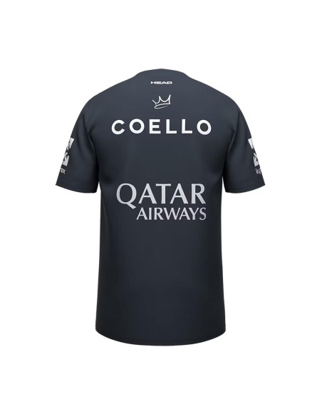 Head -CAMISETA HEAD ARTURO COELLO SPONSOR 811615 BK (SMU)