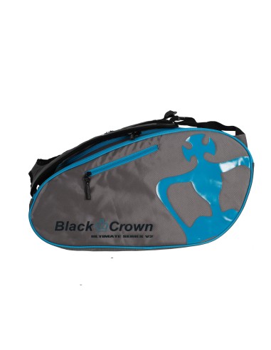 Paletero Black Crown Ultimate Series V2 Cinza/Azul | Padelmania