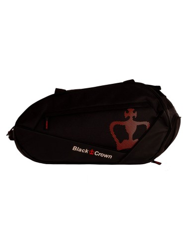Paletero Black Crown Plus Negro/Rojo | Padelmania