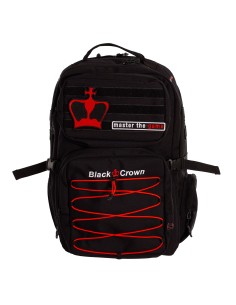 Backpack Black Crown Spartan Black/Red | Padelmania