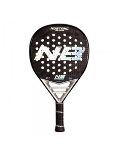 Pala De Padel Enebe Mustang Silver 3K | Padelmania 